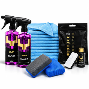 YumCars Glass Bundle – Komplet Glasrens, Claybar & Glascoating Sæt
