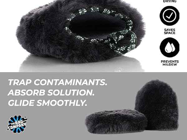 The Rag Company - ULTRA Wool Wheel Mitt