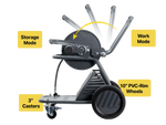 Active Wash Cart & Hose Reel – Mobil vaskevogn med slangeoprul