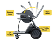Active Wash Cart & Hose Reel – Mobil vaskevogn med slangeoprul