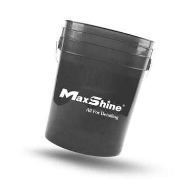 Maxshine Bilpleje Spand Transparant 20 Liter Sort