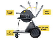 Active Wash Cart & Hose Reel – Mobil vaskevogn med slangeoprul