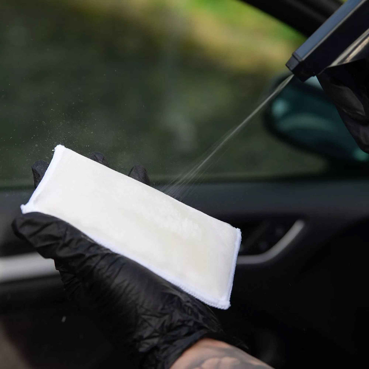 Indvendig Scrub Pad Til Plastik & Læder ( 2Pack )