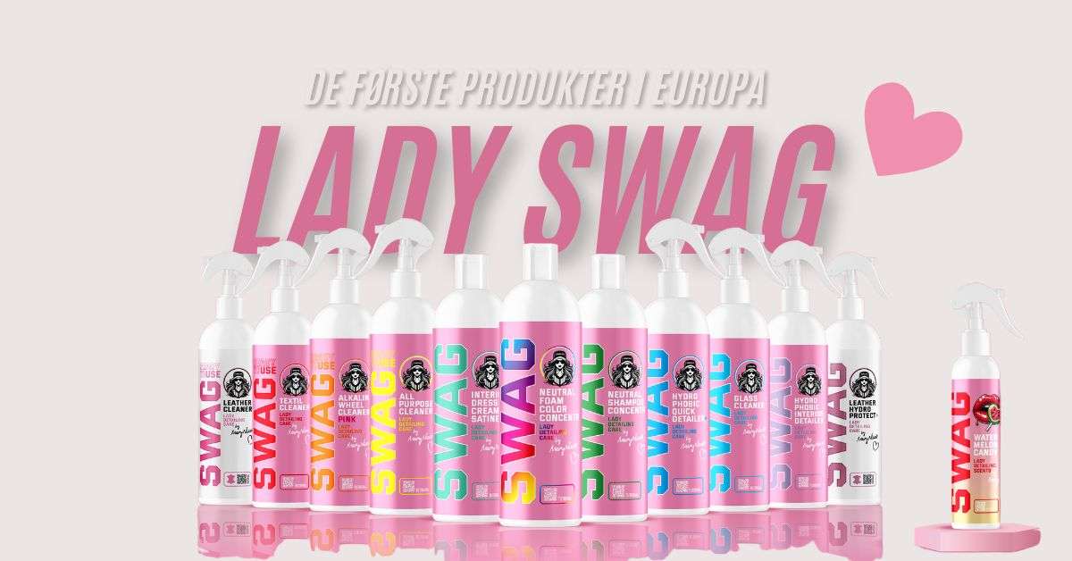 Swag lady cosmetics bilplejeprodukter til kvinder